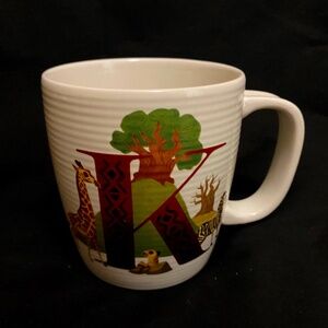 Disney Parks ABC Collection K is for Kilimanjaro Safaris Tea Coffee Mug